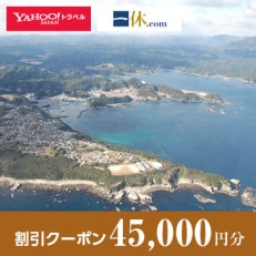 【和歌山県太地町】一休.com・Yahoo!トラベル割引クーポン(45,000円分)