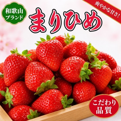 紀州和歌山ブランドいちご「まりひめ」約250g×4P【uot758B】
