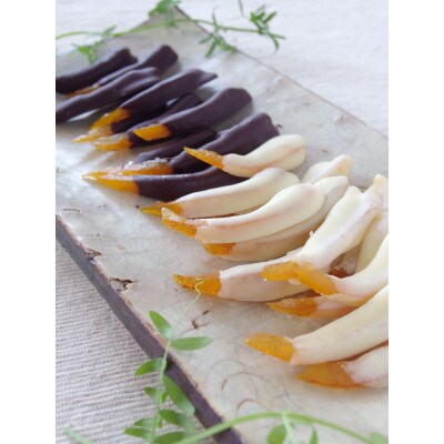 白砂糖不使用 綾日向夏オレンジピールチョコセット(2種類/2箱)