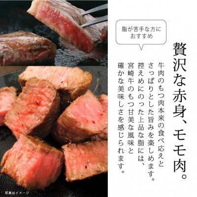 宮崎牛モモステーキ300g(150g×2)(綾町)