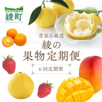 【発送月固定定期便】果物定期便【X22】(綾町)全6回