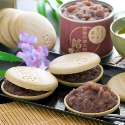 京都きよ泉のお手作り京もなか 組み合わせ全4パターン (最中、和菓子) ギフトにも 抹茶スイーツ