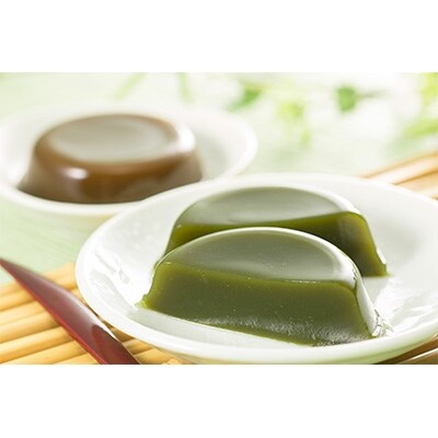 京都きよ泉の宇治くずもちセット(抹茶×8個・ほうじ茶×7個)
