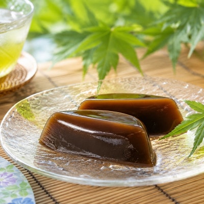 【3ヵ月毎定期便】京都きよ泉の宇治くずもちセット(抹茶×8個・ほうじ茶×7個) 全4回