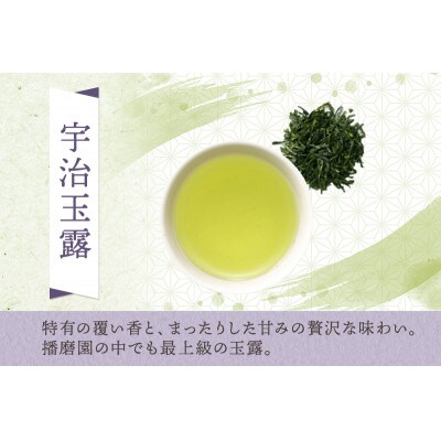 有機宇治茶味わいセット　有機宇治玉露　有機宇治緑茶(上煎茶)80g×各2本