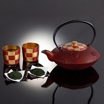 清水焼市松鉄瓶急須セット お礼品詳細 ふるさと納税なら さとふる