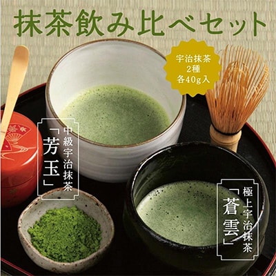 抹茶飲み比べセット(宇治抹茶2種詰め合わせ) 　【お茶の町　京都　宇治田原町　木谷製茶場 】