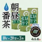 宇治・水出し朝昼番茶ティーバッグ　10g×20個入×3袋