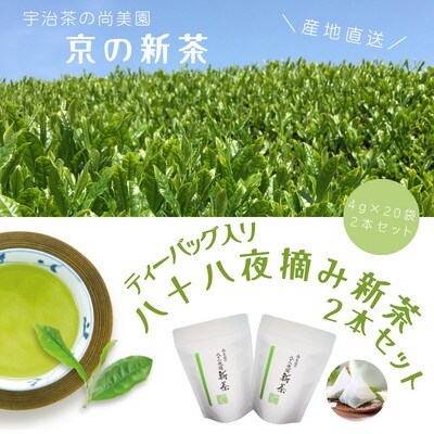 【2025年先行受付】ティーバッグ入り八十八夜摘み新茶(20個入×2袋)