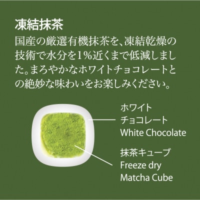 チョコ抹茶CUBE(10個入り×4箱)【10～4月発送分】