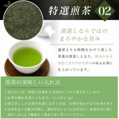宇治茶　特選玉露・特選煎茶飲み比べセット100g×2缶