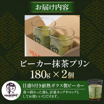 葉山ビーカープリン マーロウ 宇治抹茶プリン 2個セット