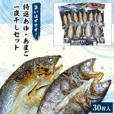 「旨いはずです。」特選あゆ・あまご一夜干しセット(30枚入) | ふるさと納税のお礼品