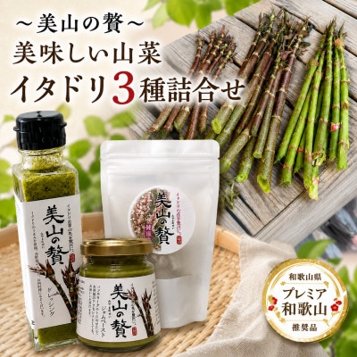 【美山の贅】イタドリ3種詰合せセット
