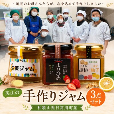 日高川町美山の手作りジャム3点セット