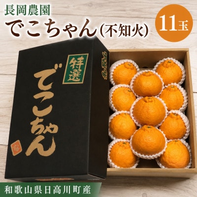 【特選】でこちゃん　熟成　不知火(しらぬい)L～2Lサイズ11玉/和歌山県日高川町産