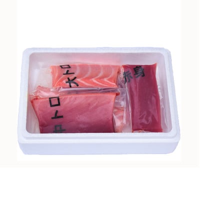 プレミア和歌山認証品 和歌山県串本産　本マグロ(養殖)トロ&赤身セット　500g(冷凍)