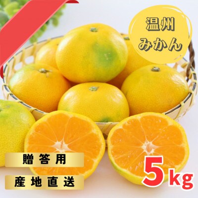 ゆら早生みかん贈答用秀品5kg箱入り　2S～2Lサイズ