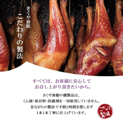 北海道 スモークチキン 七面鳥スモーク スモークターキー セット 十勝 士幌町【K10】