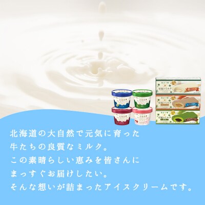 よつ葉(北海道アイスクリーム)カップ4種9個&バー(ミルク、キャラメル、抹茶)3個セット【Y12】