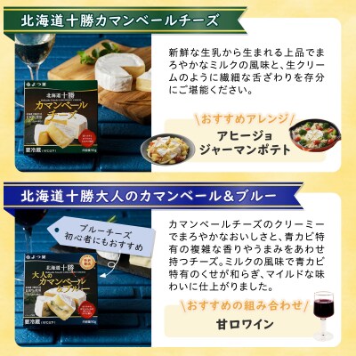 北海道 よつ葉 チーズ 6種 バター2種 計8個 贅沢食べ比べ 十勝 士幌町【Y08】