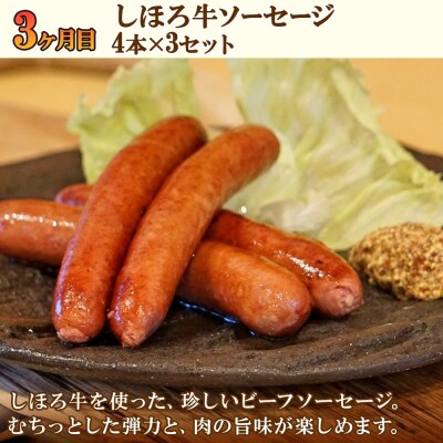 しほろの朝食定期便(全3回)【X33】
