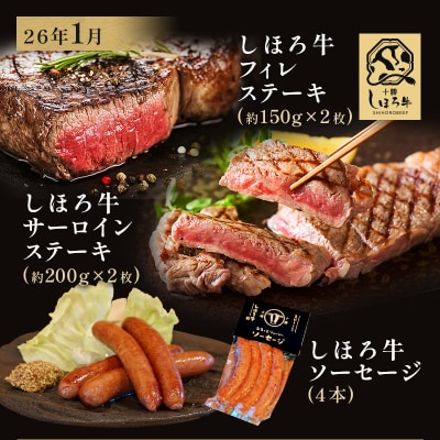<全8回> 道の駅定期便 ピア21しほろ贅沢セット 【L906】