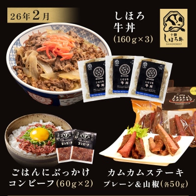 <全8回> 道の駅定期便 ピア21しほろ贅沢セット 【L906】