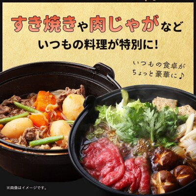 北海道士幌黒牛十勝ポテ牛(も～)ビーフ 切り落とし(もも)スライス 500g 【ST01-04】