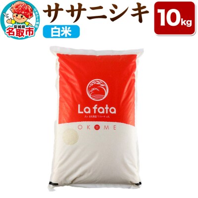 10月以降順次発送 先行受付 ササニシキ 10kg【白米】令和8年産|21_lft-041001