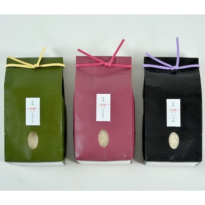  ≪令和7年産≫ こだわりのお米　つや姫2kg&ササニシキ2kg&ひとめぼれ2kg