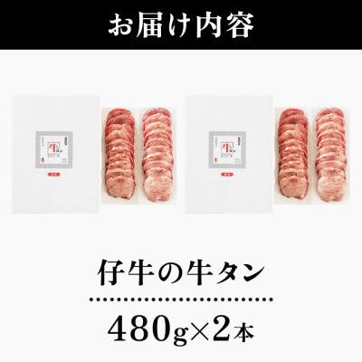 『陣中』 仔牛 の 牛タン 丸ごと一本塩麹熟成 960g 仙台|21_jnc-049601