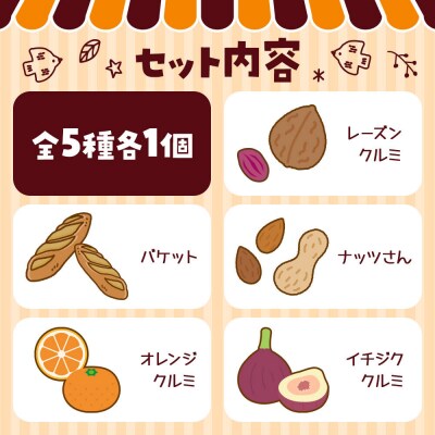 名取 閖上 の ぱんやこてつ 手作り 国産小麦のハード系パンセット|21_pnk-010101a