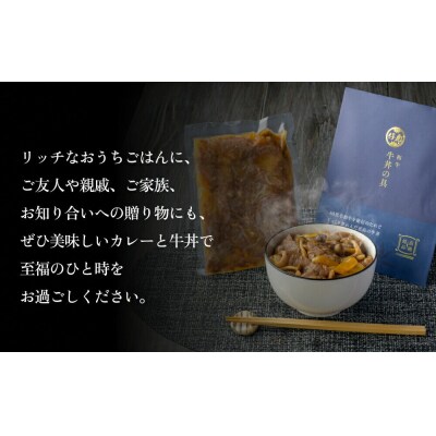 仔虎 和牛カレー&和牛 牛丼セット 4食入り (各2食)|21_trk-070201