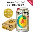 ニッポン の シン ・ レモンサワー 350ml×24缶(1ケース)×定期便5回 (合計120缶)