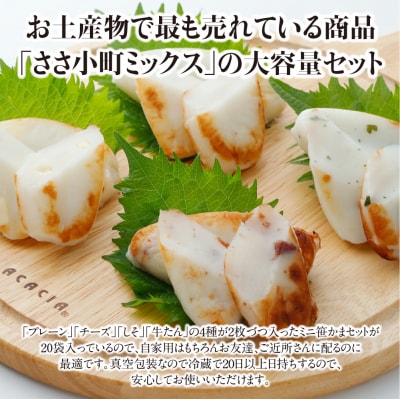 ささ圭 自家用・イベント用 笹かま4種大容量セット