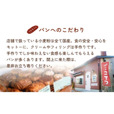 【12ヵ月定期便】名取 閖上のぱんやこてつ手作り 国産小麦のハード系パンセット 8枚カットしてお届け