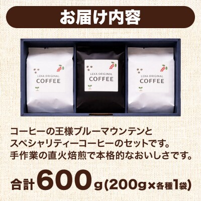 自家焙煎 コーヒー【豆】 ブルーマウンテン×スペシャリティー 3種|21_lek-130301a