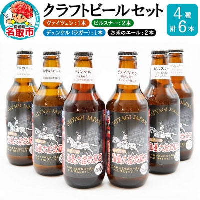 クラフトビール 4種計6本|21_mmb-010101