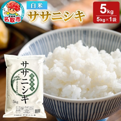 米 令和7年産 宮城県産 ササニシキ 白米 5kg|21_trc-2x0501h