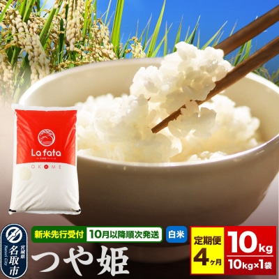 10月以降発送 定期4ヶ月 つや姫 10kg×1袋 令和8年産|21_lft-051004