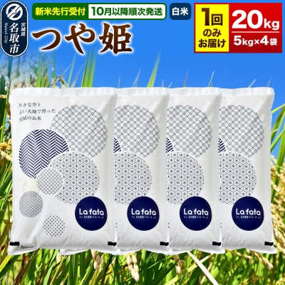 10月以降発送 つや姫 20kg(5kg×4) 令和8年産|21_lft-392001