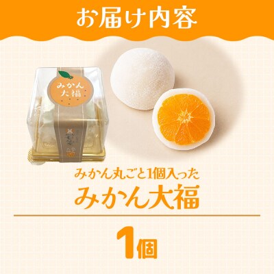 和菓子 甘仙堂 みかん丸ごと1個入った みかん大福 1個|21_ksd-090101