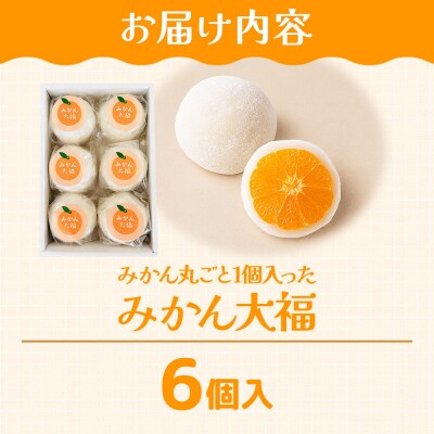 和菓子 甘仙堂 みかん丸ごと1個入った みかん大福 6個入り|21_ksd-090601