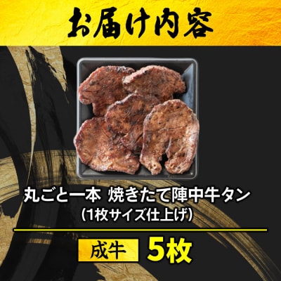 焼きたて陣中牛タン 丸ごと一本 成牛 5枚入|21_jnc-15a101