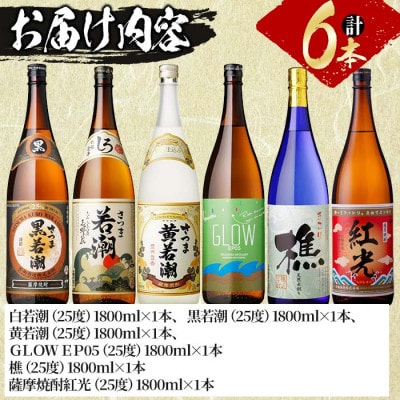 【数量限定】まるごと若潮酒造(1800ml×6本)セット e2-002