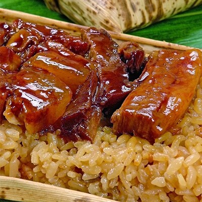 自宅でお手軽 黒豚角煮まんじゅう角煮飯セット