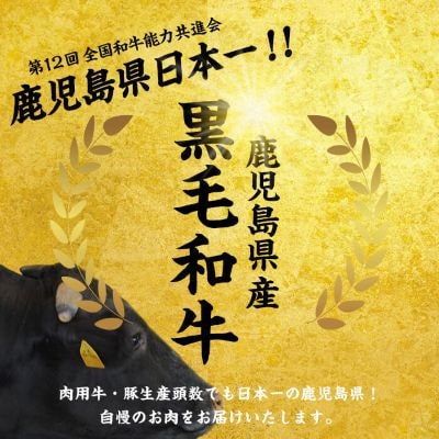 鹿児島県産黒毛和牛赤身モモスライス (計1kg・500g×2P)