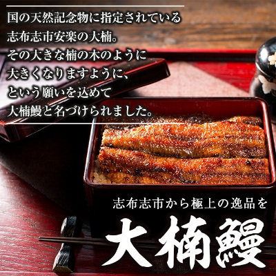 うなぎの大楠<特大>3尾セット計510g(170g×3)
