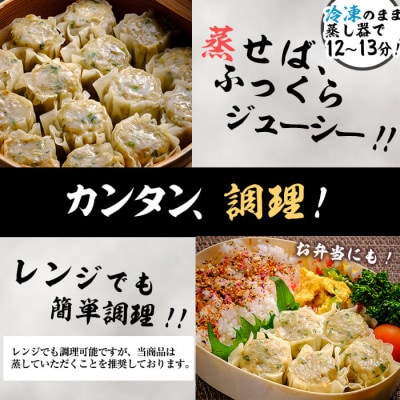 鹿児島県志布志産黒豚使用 南国熊曽黒豚五目シュウマイ 計60個(10個×6パック)